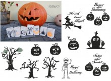 Stickdatei - Halloween Silhouette Mix